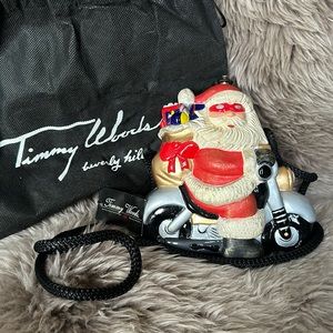 Vintage Timmy Woods Santa Purse